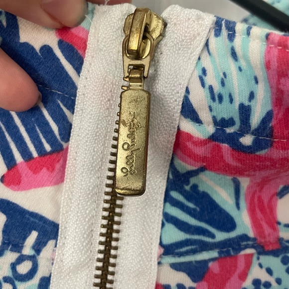 Lilly Pulitzer She She Shells starfish print quarter zip popover - Picture 3 of 6